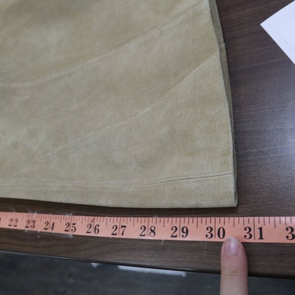 Croft & Barrow Suede Jacket Women XL Beige Formal Boho Career Tailored Classic - Picture 16 of 16